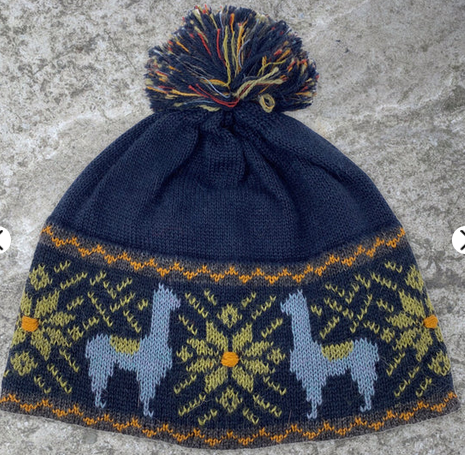 Alpaca Herd Fleece Lined Hat
