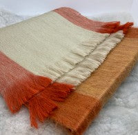 Woven Baby Alpaca Scarf - Autumn Haze