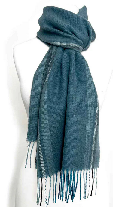 Shupaca - 100% Baby Alpaca Scarf - Blue Lagoon