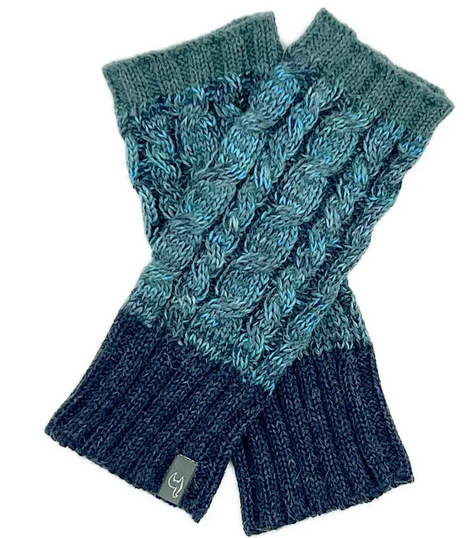 Braided Alpaca Gloves - Nebula