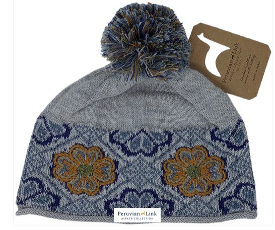 Gold Blossom Fleece Lined Hat