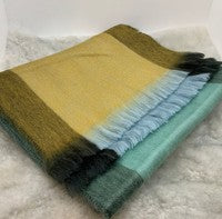 Woven Baby Alpaca Scarf - Mountains Ledge