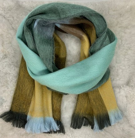 Woven Baby Alpaca Scarf - Mountains Ledge