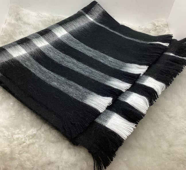 Woven Baby Alpaca Scarf - New York