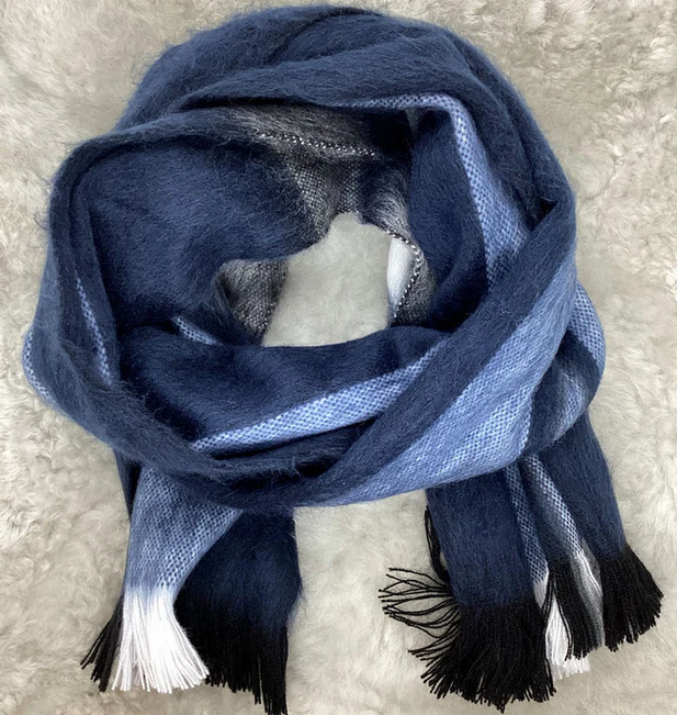 Woven Baby Alpaca Scarf - Portland