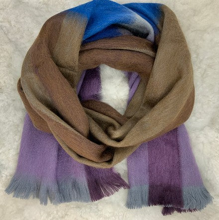Woven Baby Alpaca Scarf - Riverside Valley