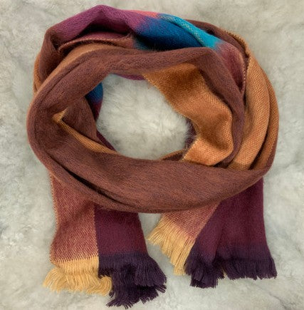 Woven Baby Alpaca Scarf - Sagebrush Vale