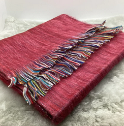 Woven Baby Alpaca Scarf - Sugar Maple