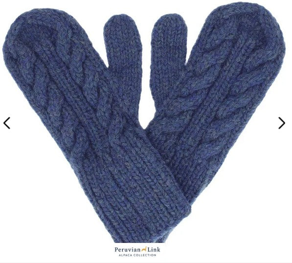 Handknit Cable Mittens - Click to See Assorted Colors!