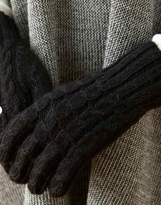 Handknit Cable Gloves - Click to See Assorted Colors!