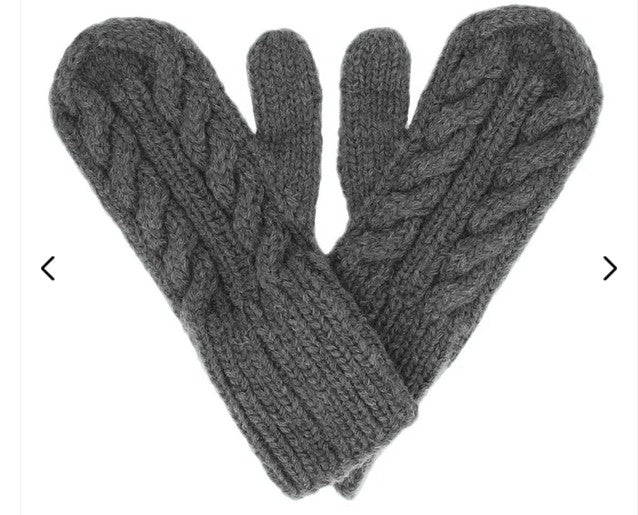 Handknit Cable Mittens - Click to See Assorted Colors!