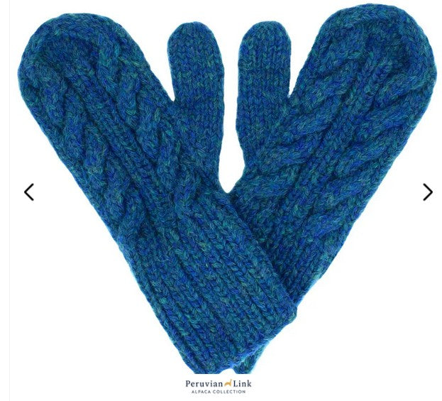 Handknit Cable Mittens - Click to See Assorted Colors!