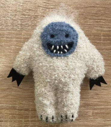 Fuzzy Yeti Ornament