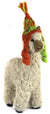 Needle-felted Alpaca 5.5" with Hat